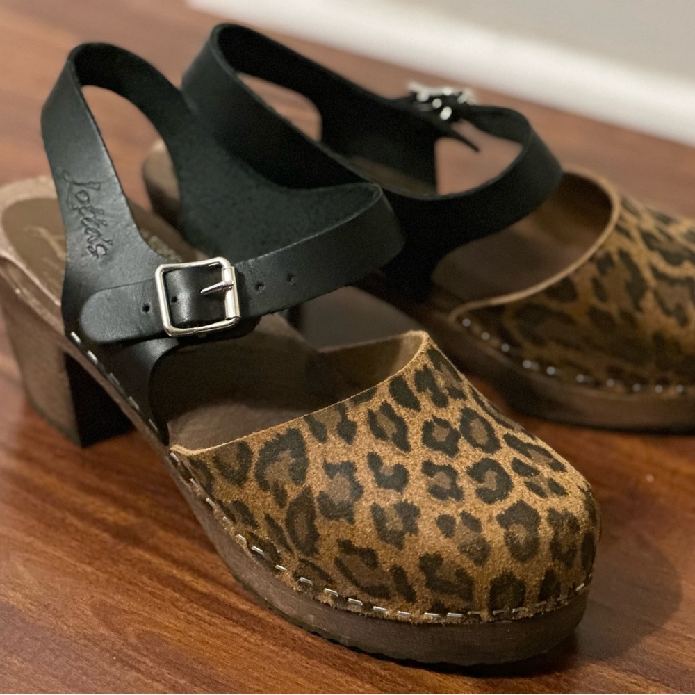 Lotta’s Leopard Clog Mary Jane’s